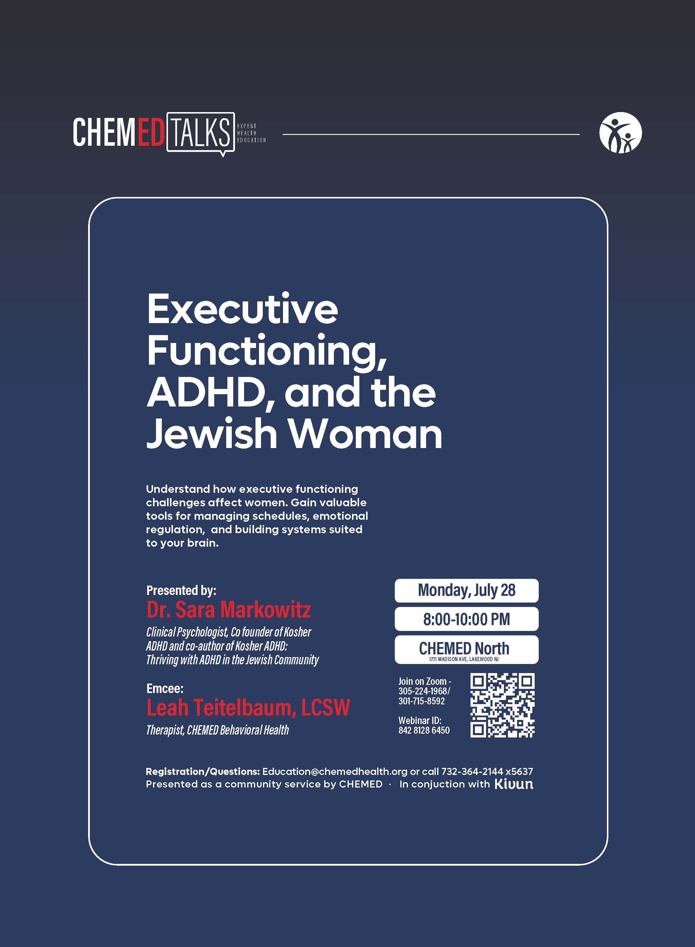 Executive Functioning, ADHD,  and the Jewish Women